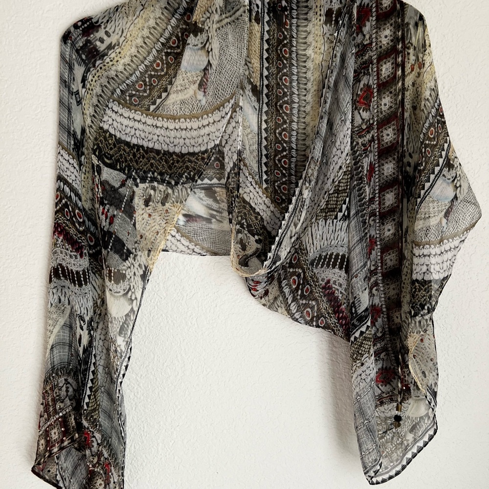 Camilla Oblong Patterned Scarf - Picture 3 of 5